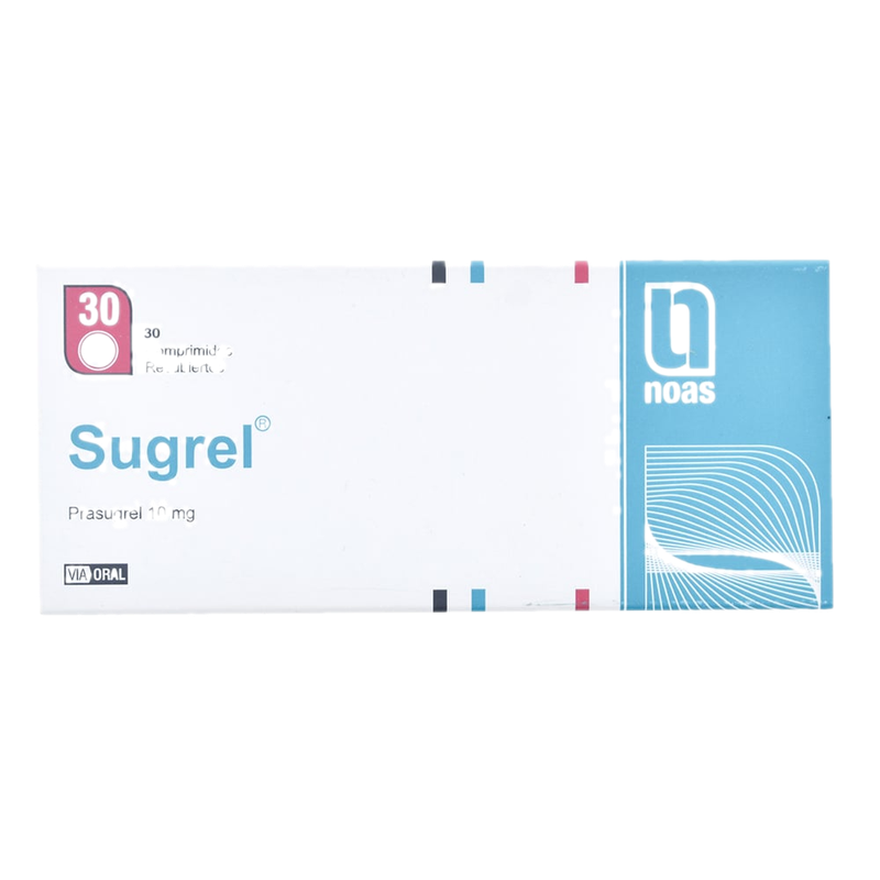 Sugrel 10 Mg 30 Comprimidos Recubiertos
