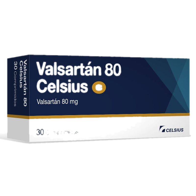 Valsartan Celsius 80 Mg 30 Comprimidos