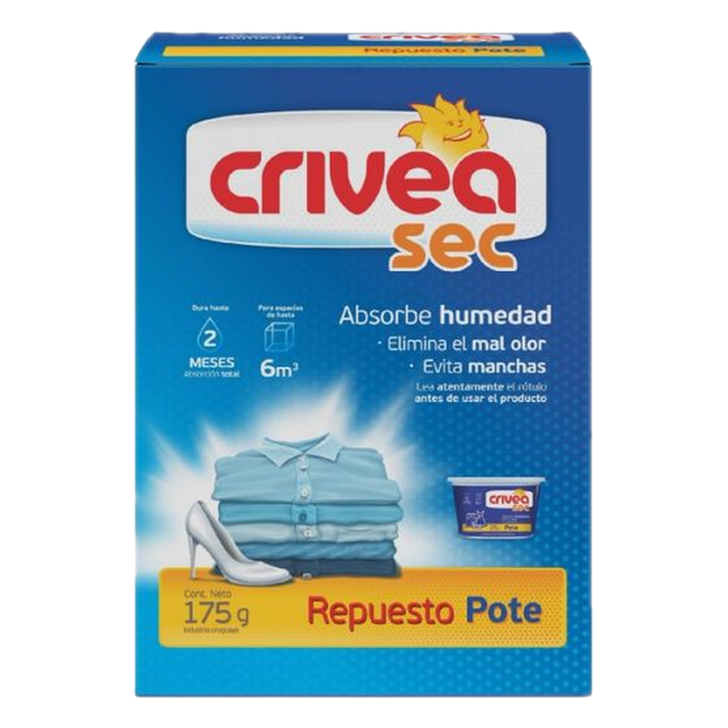 Absorbente De Humedad Crivea Repuesto 175 G