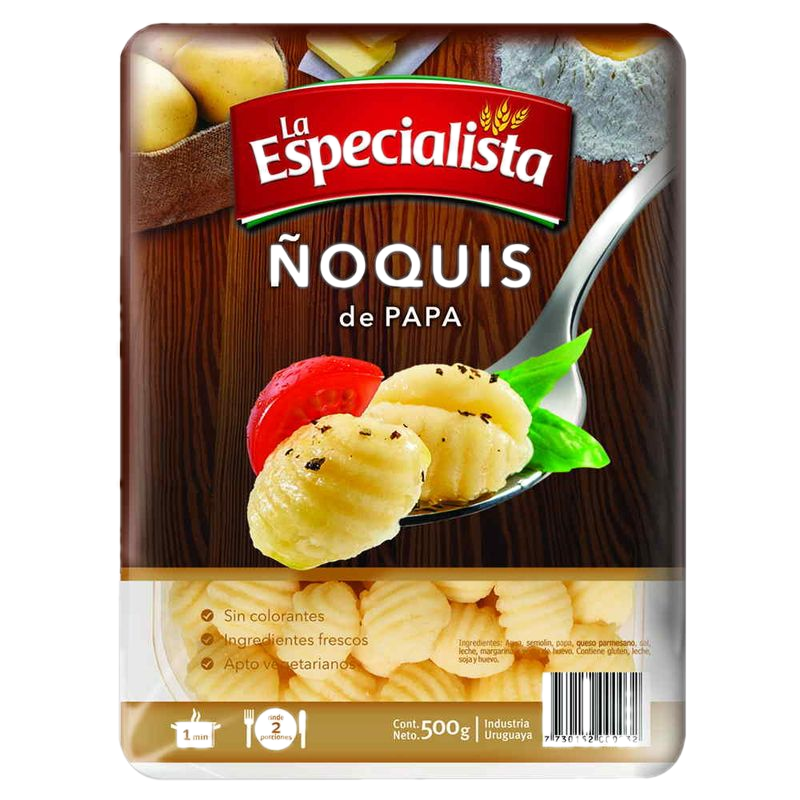 Ñoquis La Especialista Al Vacío 500 G