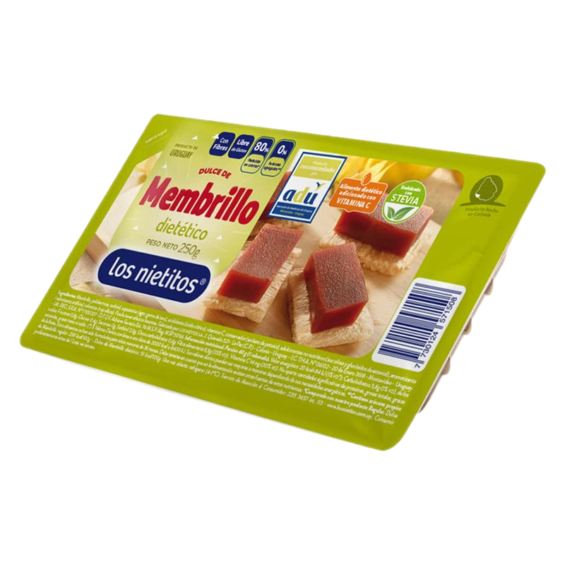 Dulce De Membrillo Cero Azúcar Los Nietitos 250 G
