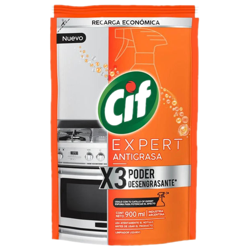 Cif Expert Antigrasa Doypack 900 Ml