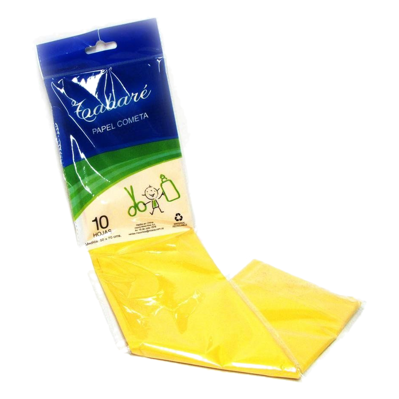 Papel Cometa Tabaré Colores Surtidos X 10 Hojas