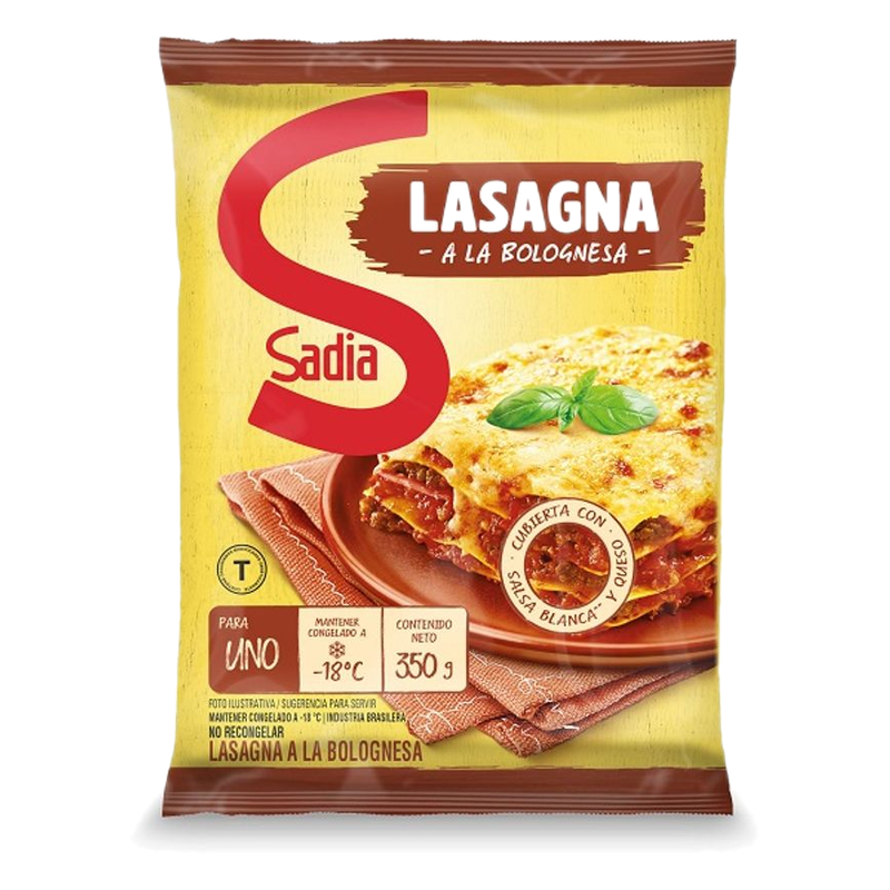 Lasagna Sadia Bolognesa 350 G