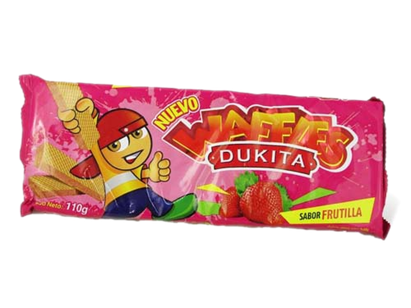Galletas Dukita Waffer Frutilla 110 G