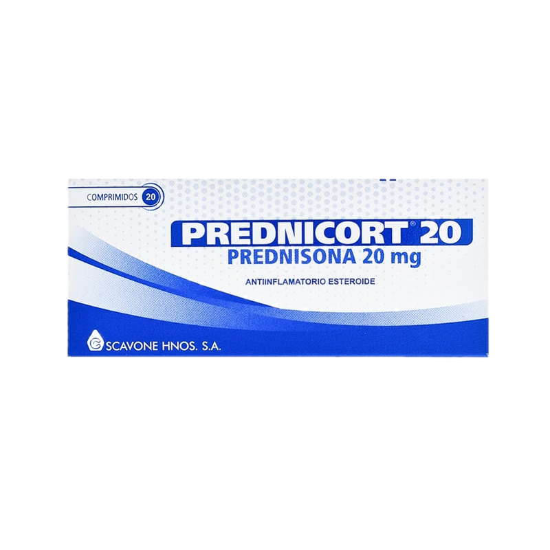 Prednicort 20 Mg 20 Comprimidos