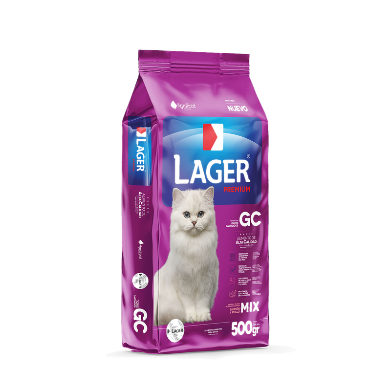 Alimento Lager Gato Castrado Premium 0.5 Kg