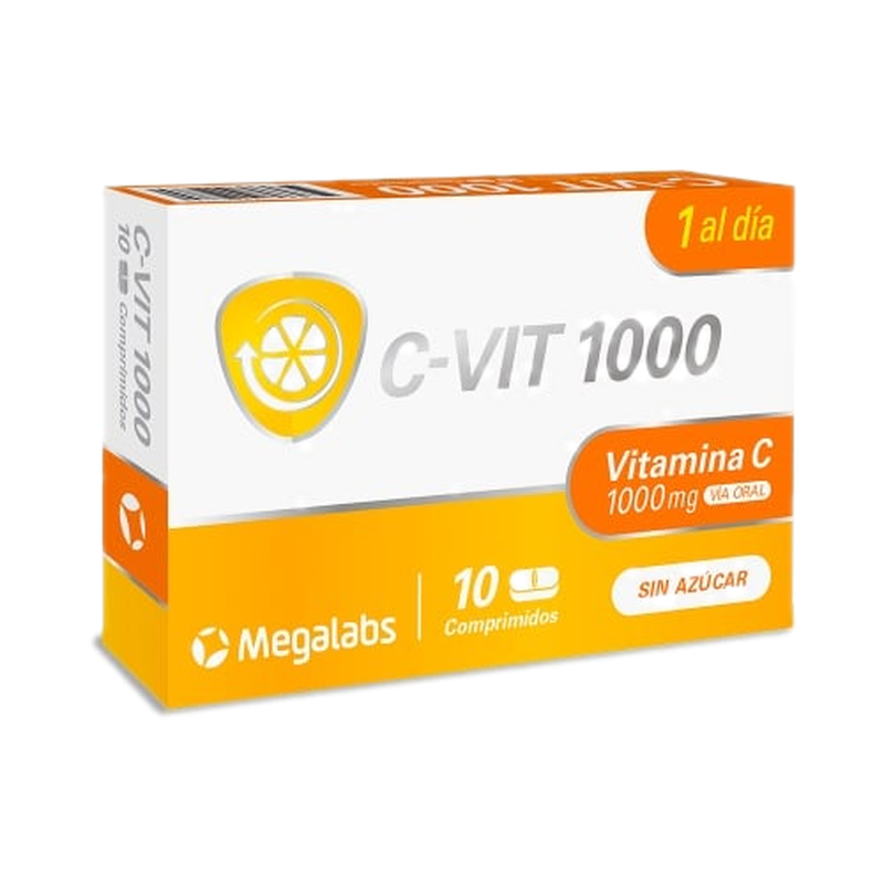 C Vit 1000 Mg 10 Comprimidos