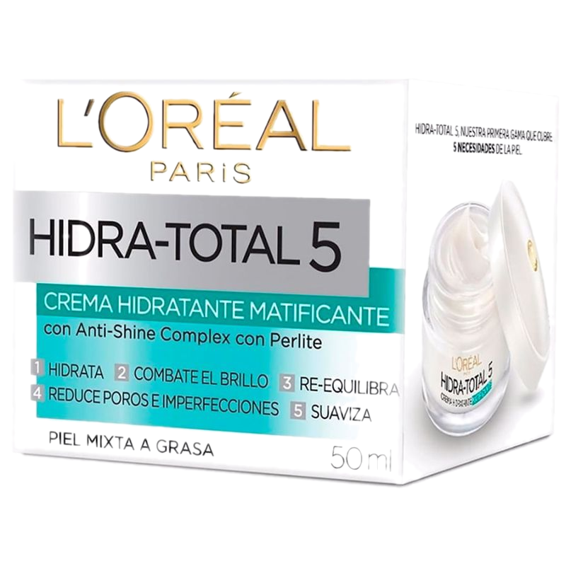 Crema L'oréal Hidra 5 Antishine-matificante 50 Ml