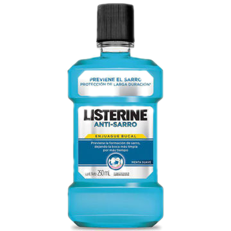 Listerine Antisarro Frescura Intensa Menta 250 Ml
