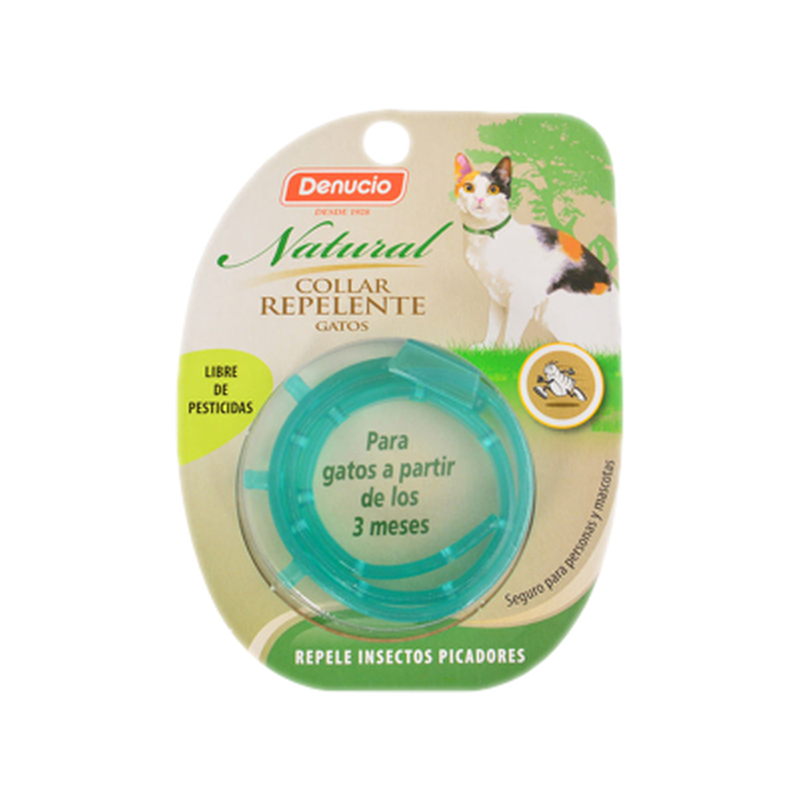 Collar Repelente Natural Para Gato Denucio