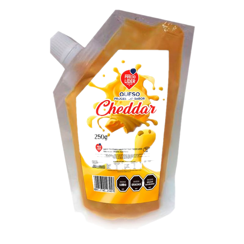 Queso Sabor Cheddar Precio Líder 250 G