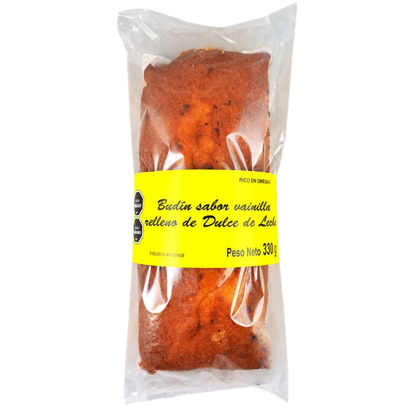 Budín Vainilla Relleno Dulce De Leche 250 G