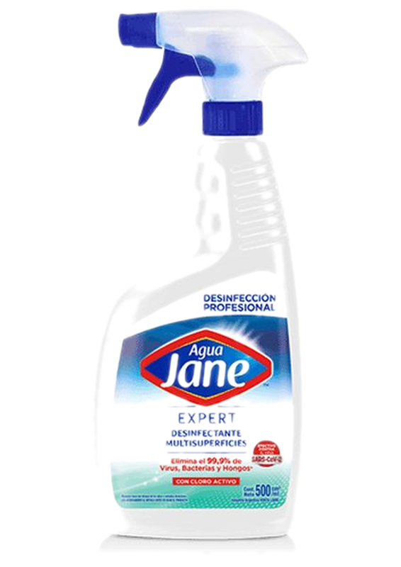 Limpiador Jane Desinfectante Multisuperficies Gatillo 500 Ml