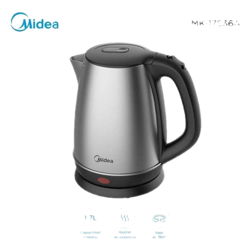 Jarra Eléctrica Inoxidable Midea Mk-17s36a 1.7 L