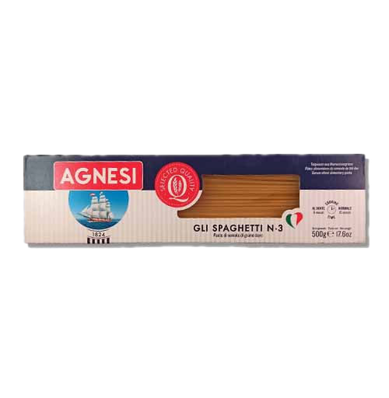 Pasta Agnesi Nº3 Spaghetti 500 G