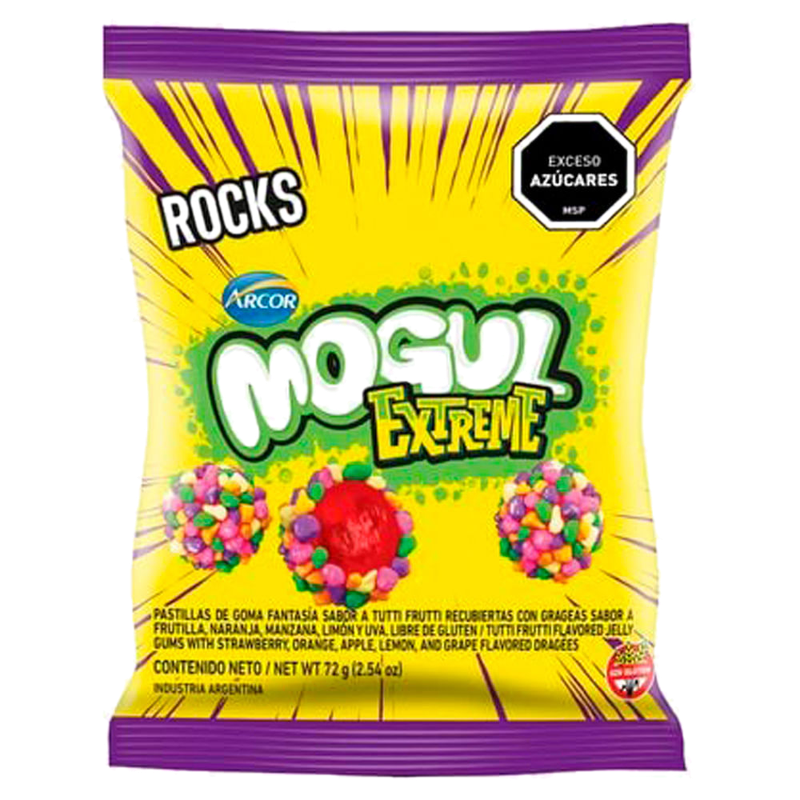Gomitas Mogul Extreme Rocks 72 G