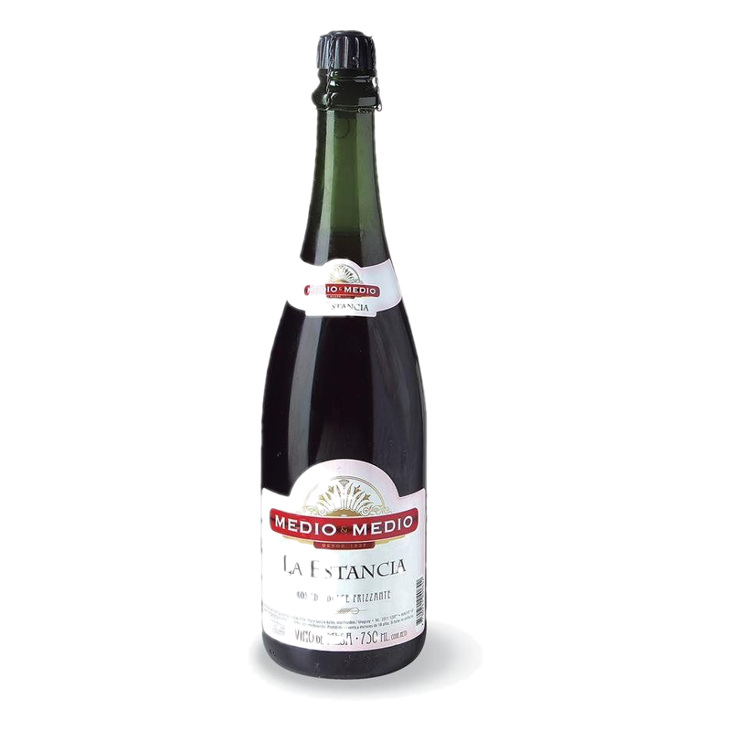 Vino Frizzante La Estancia Medio Y Medio Rosado 750 Ml