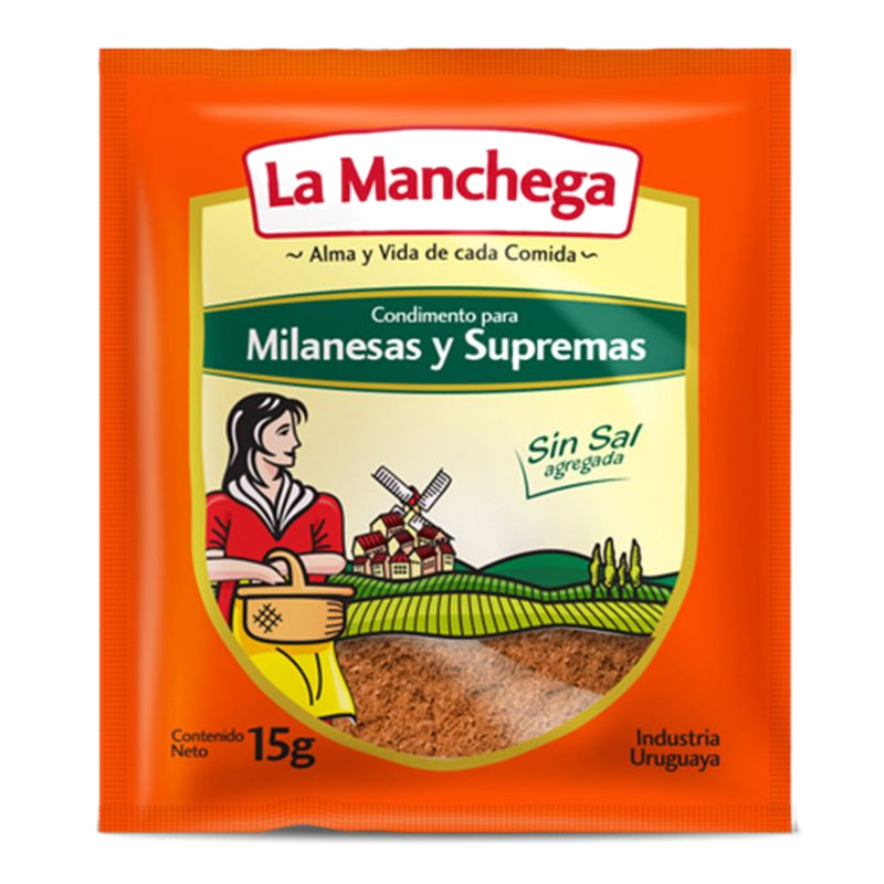 Condimento Para Milanesas La Manchega 15 G