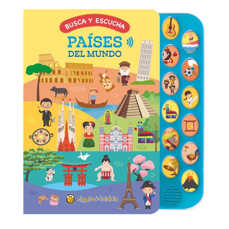 Libro Busca Y Escucha: Países Del Mundo