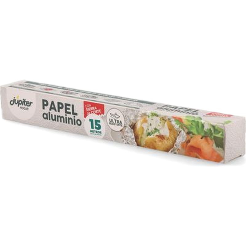 Papel Aluminio Júpiter 15 M 1 Unidades