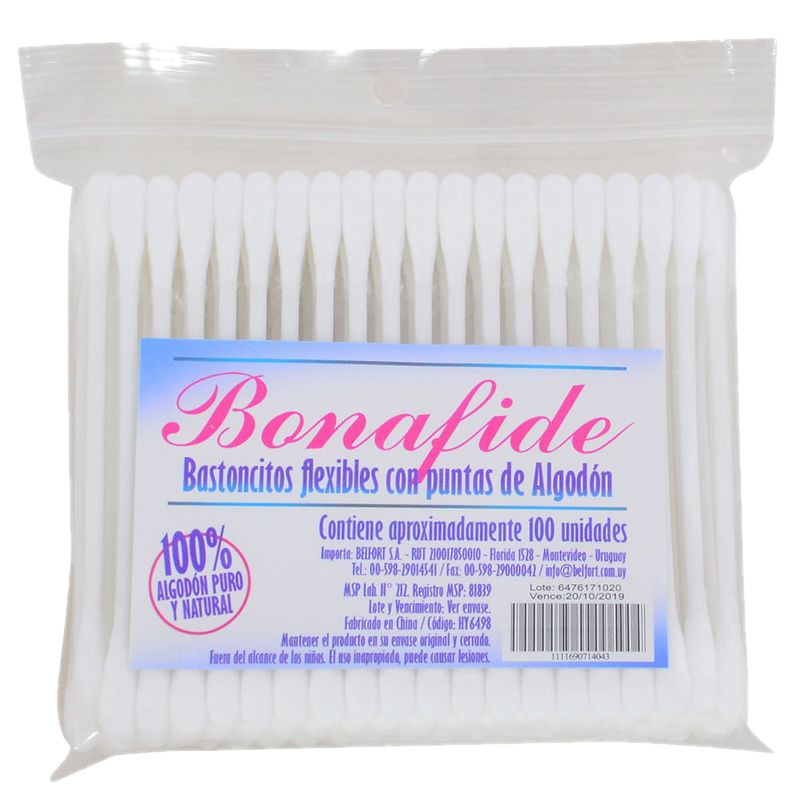 Cotonetes Bonafide 100 Unidades