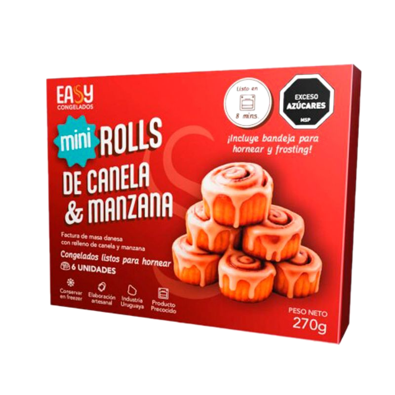 Mini Rolls De Man-can 6 Unidades Easy Congelados 270 G