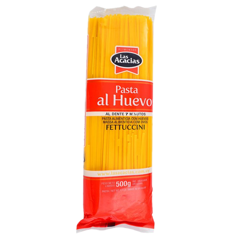 Fideos Al Huevo Las Acacias Fettuccini 500 G