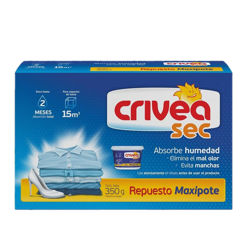 Absorbe Humedad Crivea Maxipote Repuesto 350 G