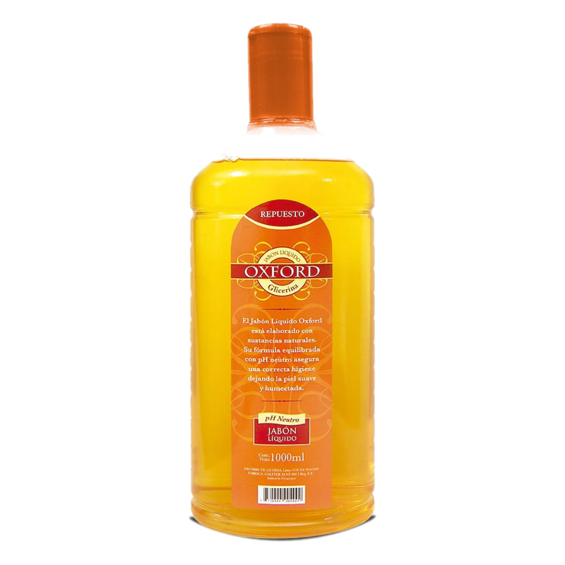 Jabón De Glicerina Oxford Repuesto 1000 Ml