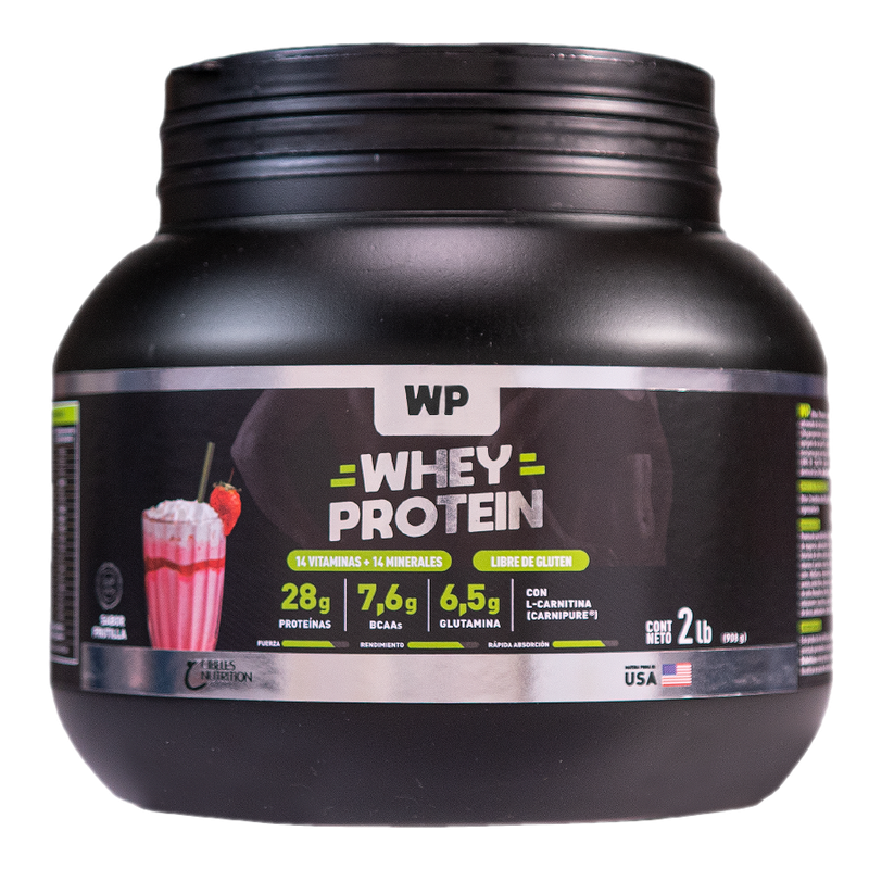 Suplemento Whey Protein Wp Frutilla 930 G
