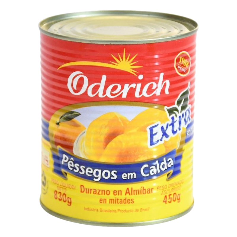 Duraznos En Almibar Oderich 830 G