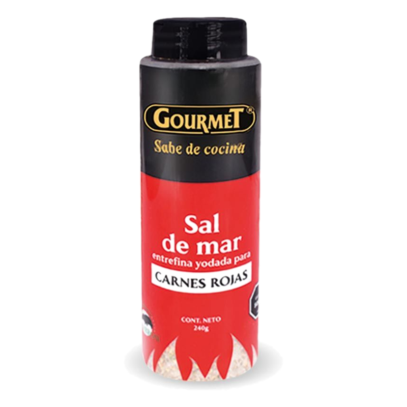 Sal De Mar Gourmet Para Carnes Rojas 240 G