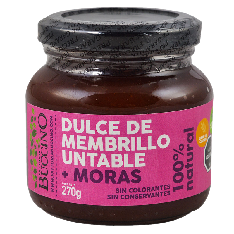 Dulce Membrillo Y Moras Buccino Fattoria 270 G