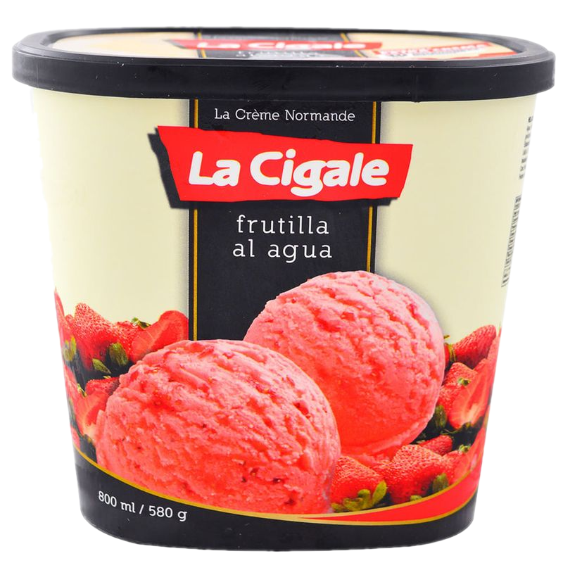 Helado Frutilla La Cigale 800 Ml