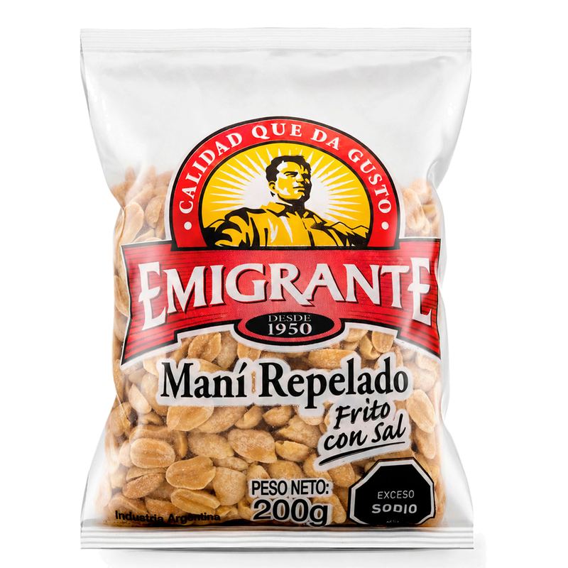 Mani Emigrante Frito Con Sal 200 G