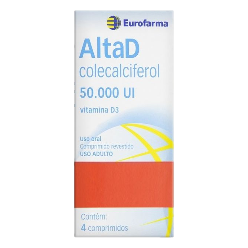 Vitamina D3 Altad 50000 Ui 4 Cápsulas