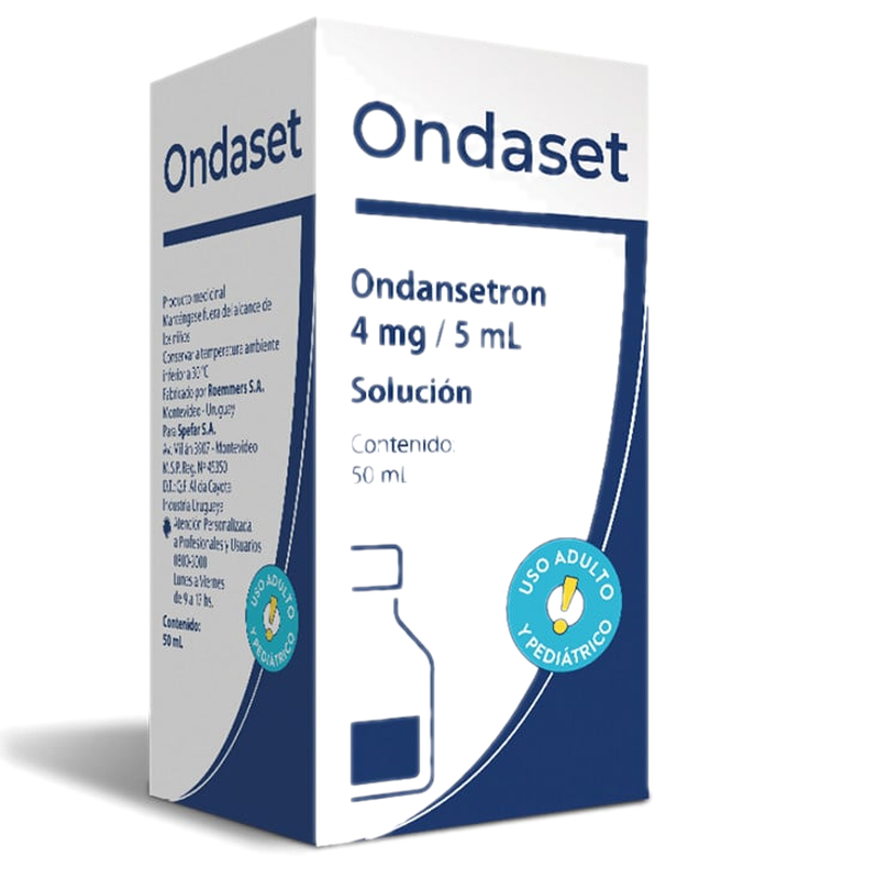 Ondaset 4 Mg/ml Solución 50 Ml