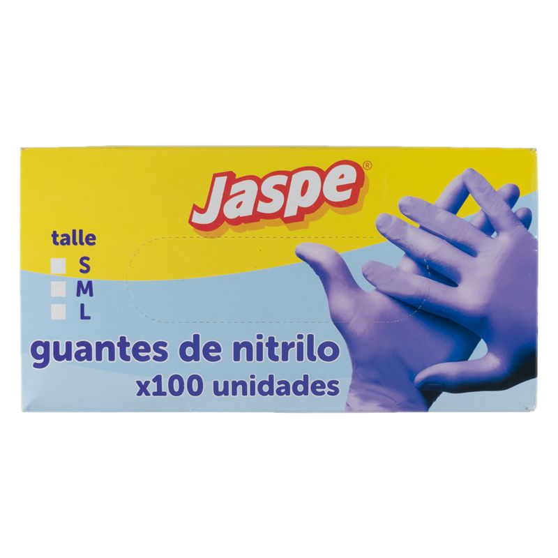 Guantes De Nitrilo Chicos Jaspe 100 Unidades