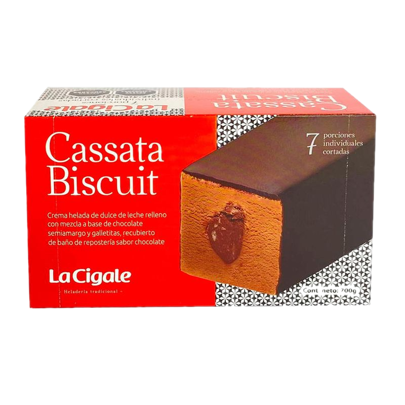 Helado Biscuit 7 Porciones La Cigale 700 G