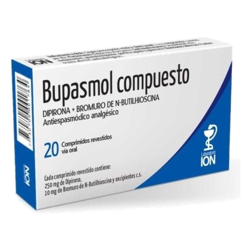 Bupasmol Compuesto X 20 Comprimidos