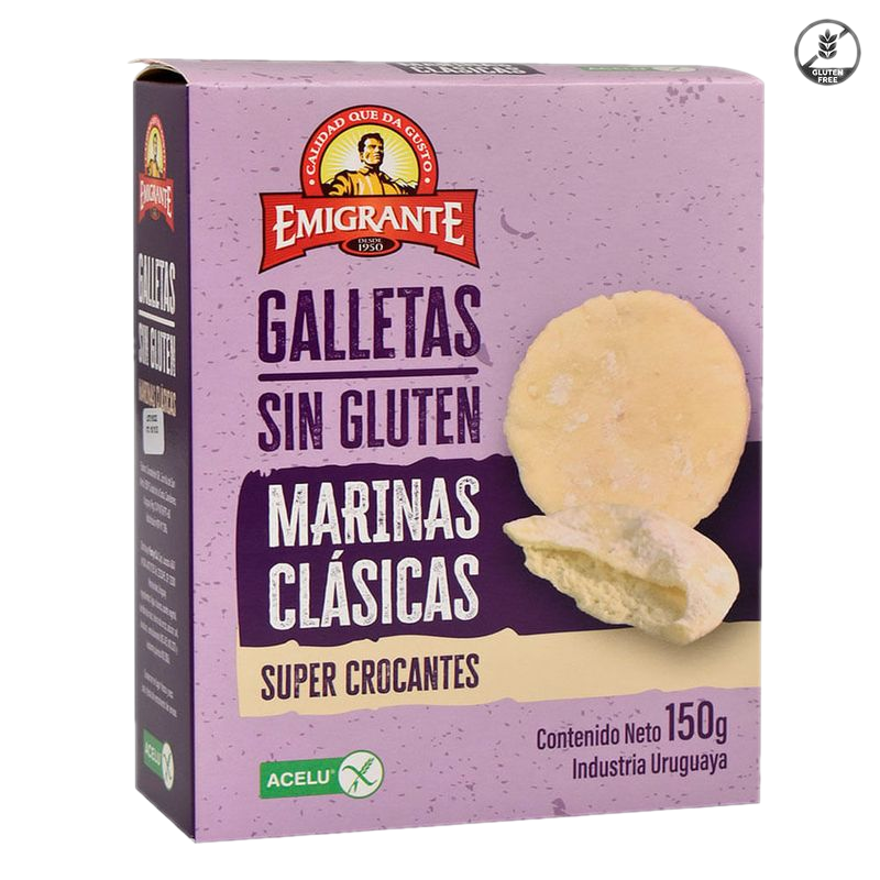 Galletas Emigrante Marinas Sin Gluten 150 G