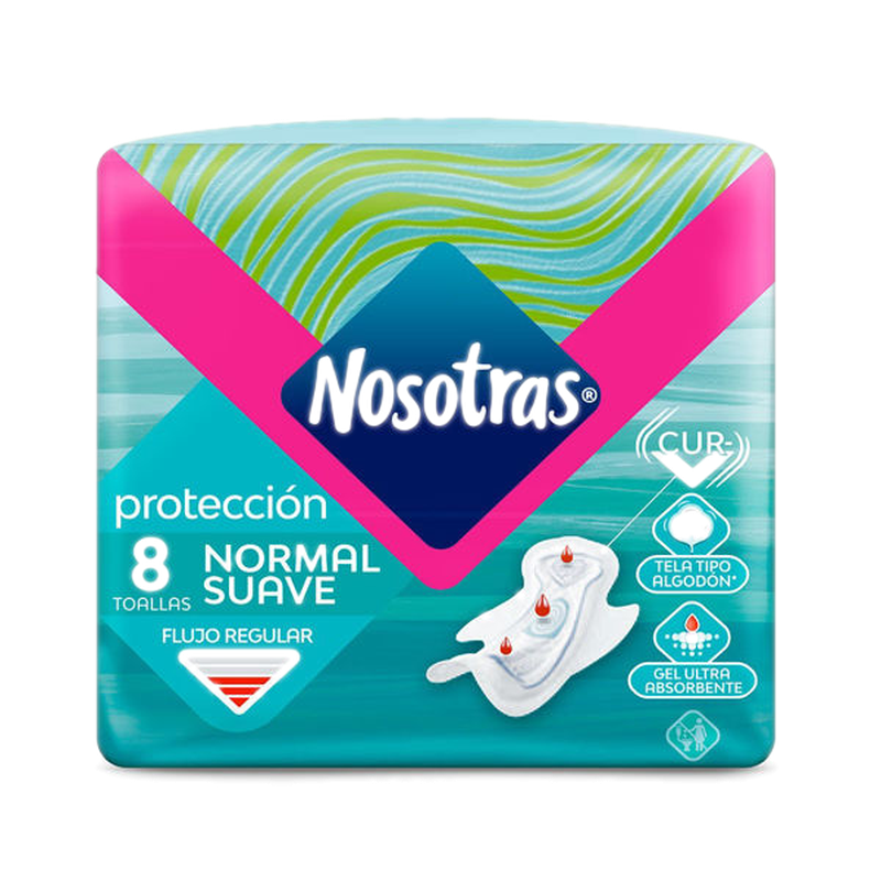 Nosotras Toalla Normal 8 Unidades 110166