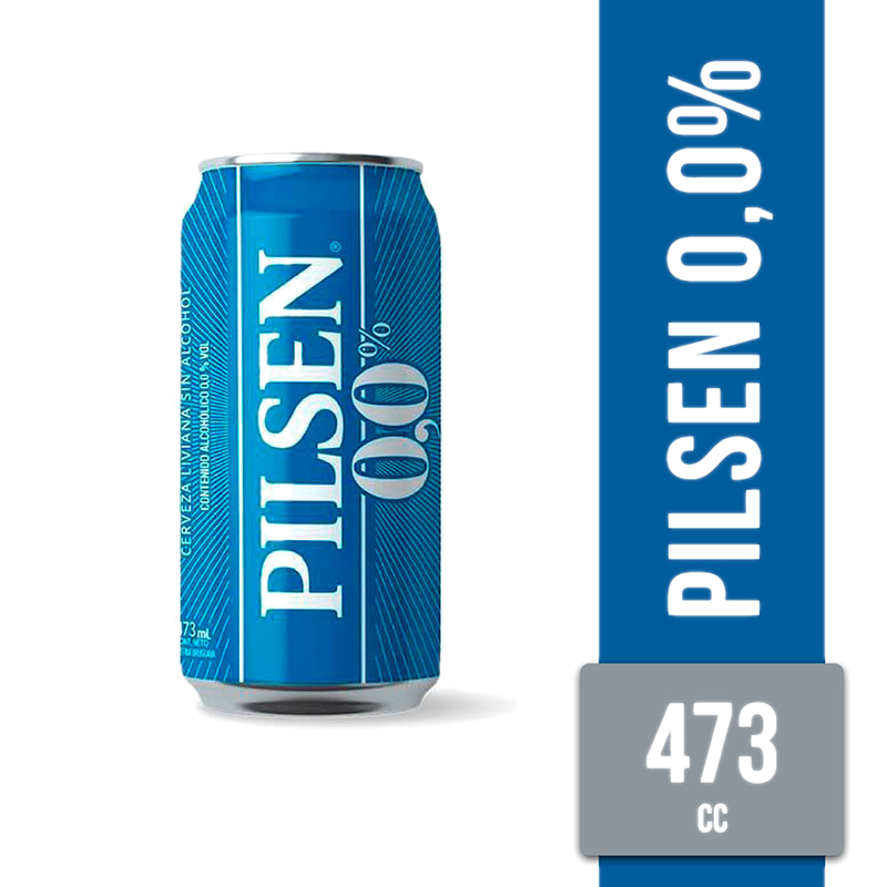 Cerveza Pilsen 0.0% En Lata 473 Ml
