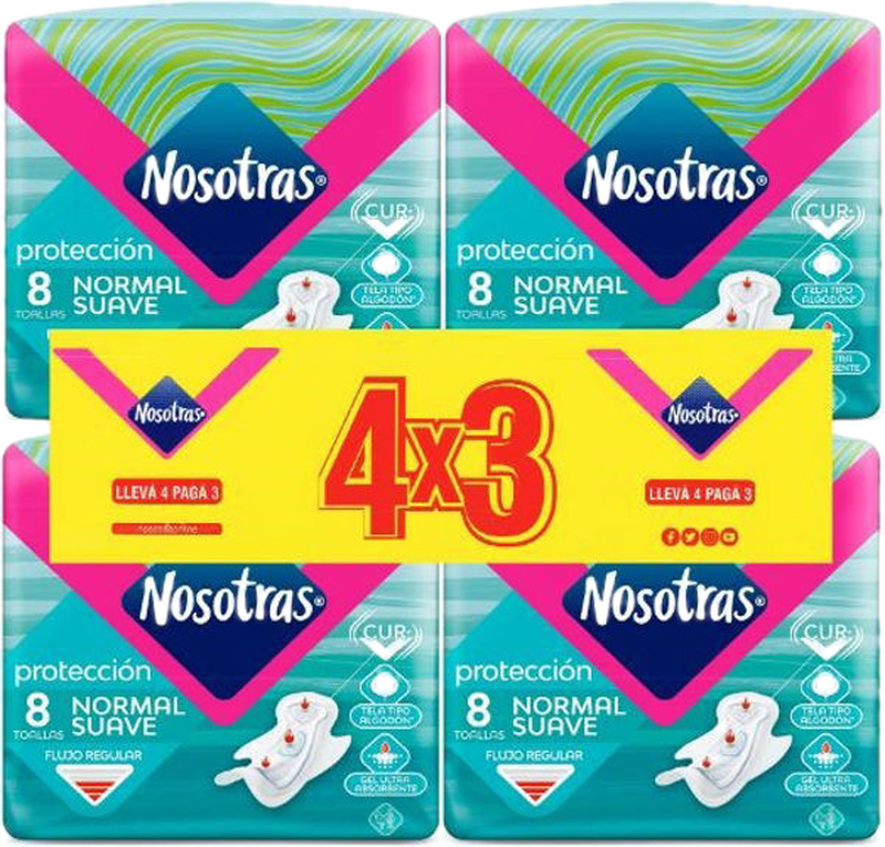 Nosotras Normal Plus 4 X 3 40060 ***