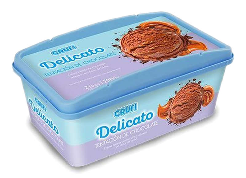 Helado Crufi Delicato Tentacion De Chocolate 2 L
