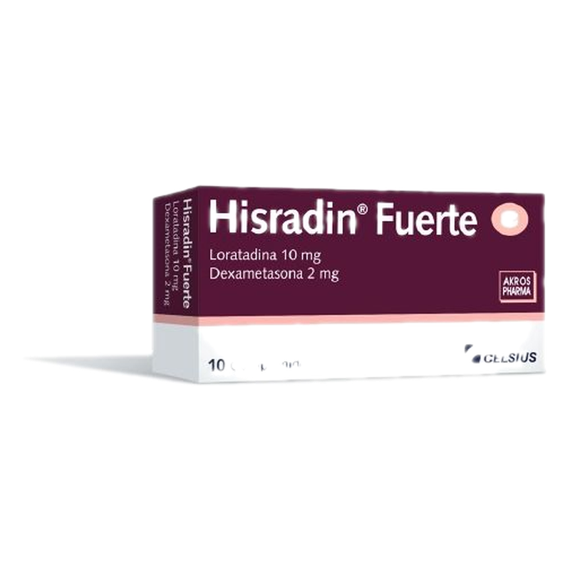 Hisradin Fuerte X 10 Comprimidos