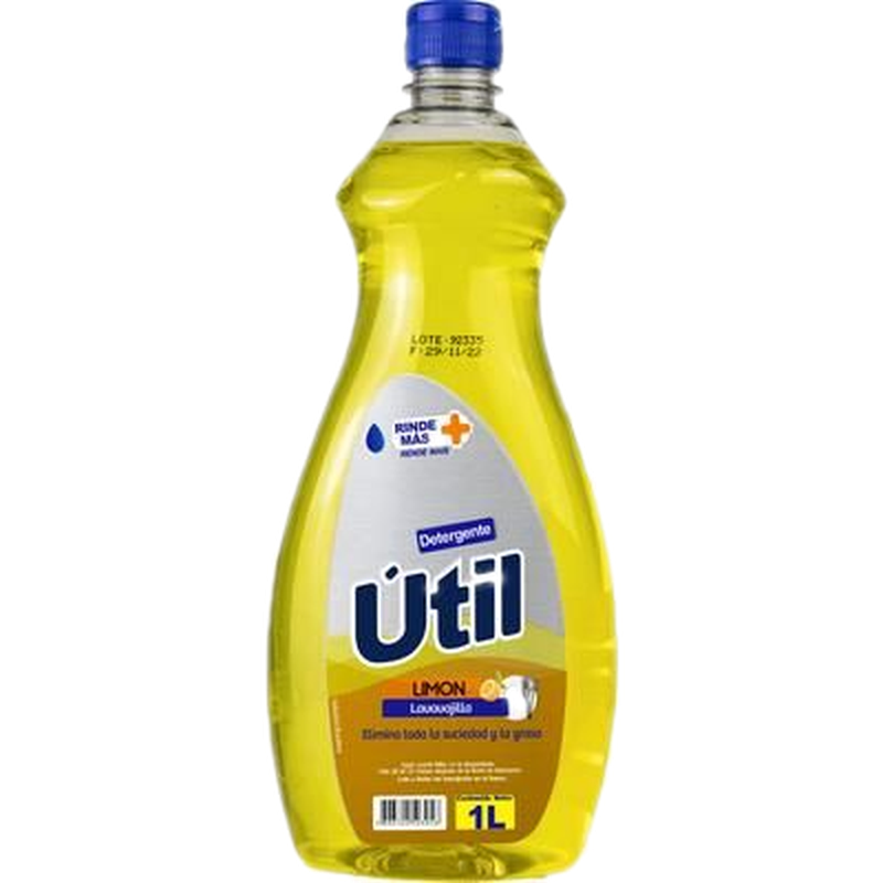 Detergente Util Desinfectante Limón 1 L