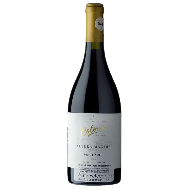 Vino Tinto Pinot Noir Altura Máxima Colome 750 Ml