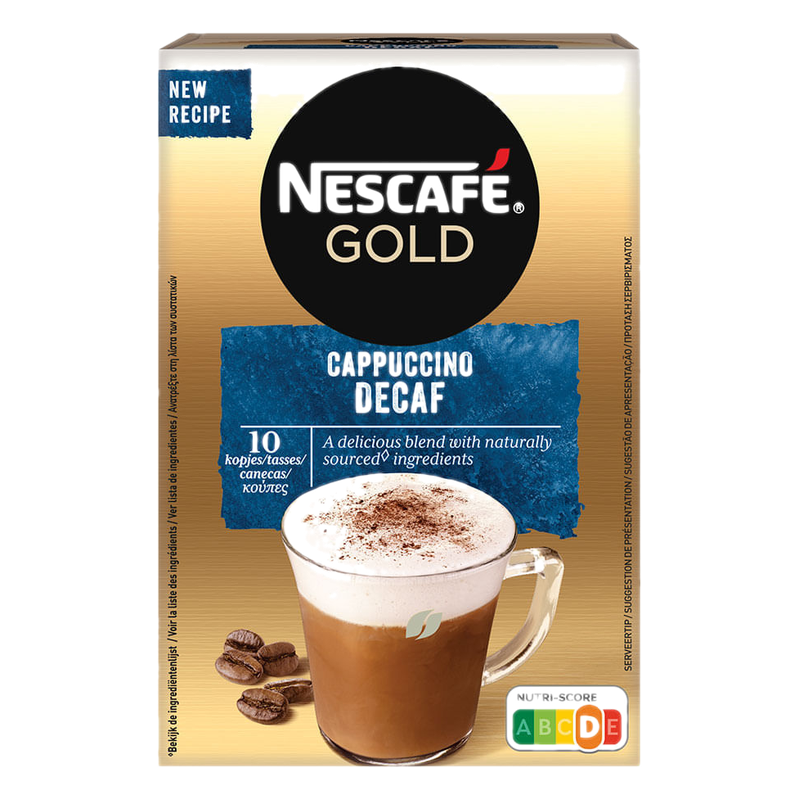 Cappuccino Descafeinado Nescafé 10 Sobres